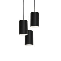 AFX Tyke 3 Light Round Pendant Black N/A N/A