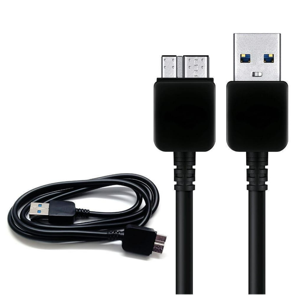 CableVantage 3ft USB 3.0 Charger Charging Sync Data Cable For Samsung Galaxy S5 Note3 Black