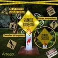 thumbnail image 2 of Inflable de Halloween Artego Letrero Vial Zombi 1.85m, 2 of 8