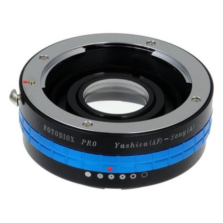 UPC: 0847372019502 | Fotodiox Pro Lens Mount Adapter – Yashica 230 AF SLR Lens to Sony Alpha A-Mount (and Minolta AF) Mount SLR Camera Body with Built-In Aperture Control Dial