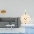 thumbnail image 2 of Cestas de almacenamiento,Cestas de almacenamiento de cocina tejidas con asas hechas a mano,Cestas de pan redondas Bandejas para servir Rectángulo,Reloj de pared,Reloj de pared decorativo para, 2 of 8