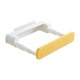 thumbnail image 4 of Estante de almacenamiento para lavabo, organizador retráctil con gancho, colgadores, ahorro de espacio, montado en la pared para baño e inodoro Amarillo, 4 of 9