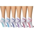 thumbnail image 3 of Ronnox Women's 12-Pairs Low Cut Running & Athletic Performance Tab Socks WRLT18-AB-XS, 3 of 8