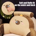 thumbnail image 5 of Cute Capy Reading Pillow Bed Rest Pillow Bed Wedge Backrest with Arms Back Support for Reading, Capybara Back Pillow for Sitting Up in Bed, Latex Bed Rest Pillow with Headrest & Arms, 5 of 5