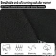 thumbnail image 5 of 6 Pairs Ankle Socks for Women, Athletic Running Socks Cotton Low Cut Tennis Sports Tab Socks, 5 of 5
