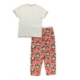 thumbnail image 4 of Lazy One Women's Pajama Set, Short Sleeves with Cute Prints, Relaxed Fit, Bear in the AM, 4 of 7