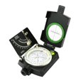thumbnail image 1 of Brújula militar para senderismo, inclinómetro duradero resistente al agua con avistamiento lensático, 1 of 5