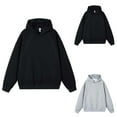 thumbnail image 4 of TOWED22 Men Cotton Fleece Hooded Sweatshirt Casual Long Sleeve Hoodies Pullover Fashion Drawstring Hoodie with Kanga Pocket(Grey,M), 4 of 9