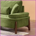 thumbnail image 5 of 103-Inch Classic Cloud Velvet Sofa with Pillows - Deep Seated Comfort for Living Room, Bedroom & Apartment, 5 of 23