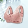 thumbnail image 2 of Sujetadores con cierre frontal para mujer cobertura completa Push Up ropa interior suave y cómoda para el día a día, 2 of 6
