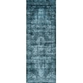 thumbnail image 6 of Transitional 3x8 Area Rug (2'7'' x 7'3'') Oriental Blue, Ecru Indoor Runner Easy to Clean, 6 of 7