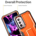 thumbnail image 3 of FITO For Moto G Stylus 2022 Case, Phone Case with Screen Protector and Kickstand (Orange), 3 of 7