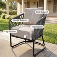 thumbnail image 5 of Gymojoy Luxury Outdoor Deep Seat Cushion 22 X 24 X 6 inch for Patio Furniture, Waterproof & Fade Resistant Patio Furniture Replacement Cushions, Beige, 5 of 8