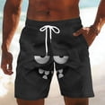 thumbnail image 2 of Vetsdori Mens Dry Fit Shorts Beach Casual Short Pants Summer,Swim Trunks Pocket Breathable Shorts for Men Elastic Waist,Size M, 2 of 6