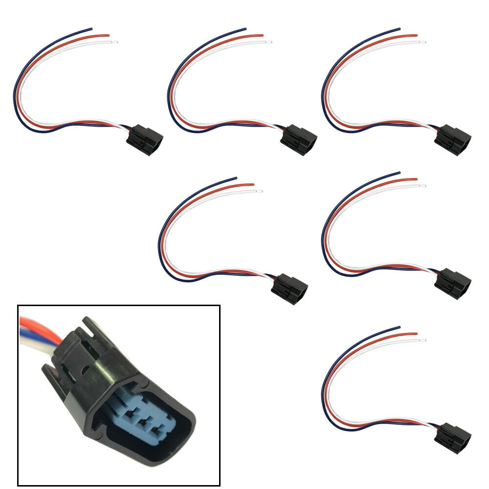 6X New Ignition Coil Connector Plug Harness For Honda Acura Accord TSX