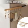 thumbnail image 2 of Necvior Camisole Organizers Hanger for Closets Wood Hanging Solution with Multi Garment, 2 of 21