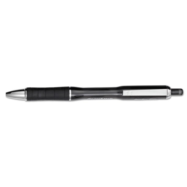 Paper Mate Profile Elite Retractable Ballpoint Pen, Black Ink, Bold