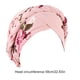 thumbnail image 3 of Qarigey Pack de 3 turbantes a la moda, diseño europeo Multicolor, capa única para la cabeza, gorro para el pelo, accesorios para el cabello Sombreros Rosado, 3 of 6