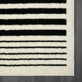thumbnail image 3 of Abani Deco Collection Area Rug Mid Century Modern Bedroom Living Room Decor Floor Rug 8 x 10 Black Cream, 3 of 11
