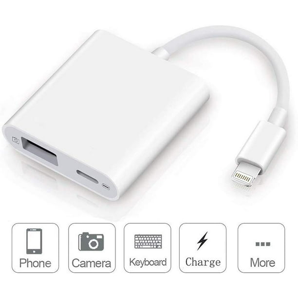 Usb Camera Adapter With Charging Port Usb 3 0 Female Otg Cable Compatible With Iphone 11 Pro