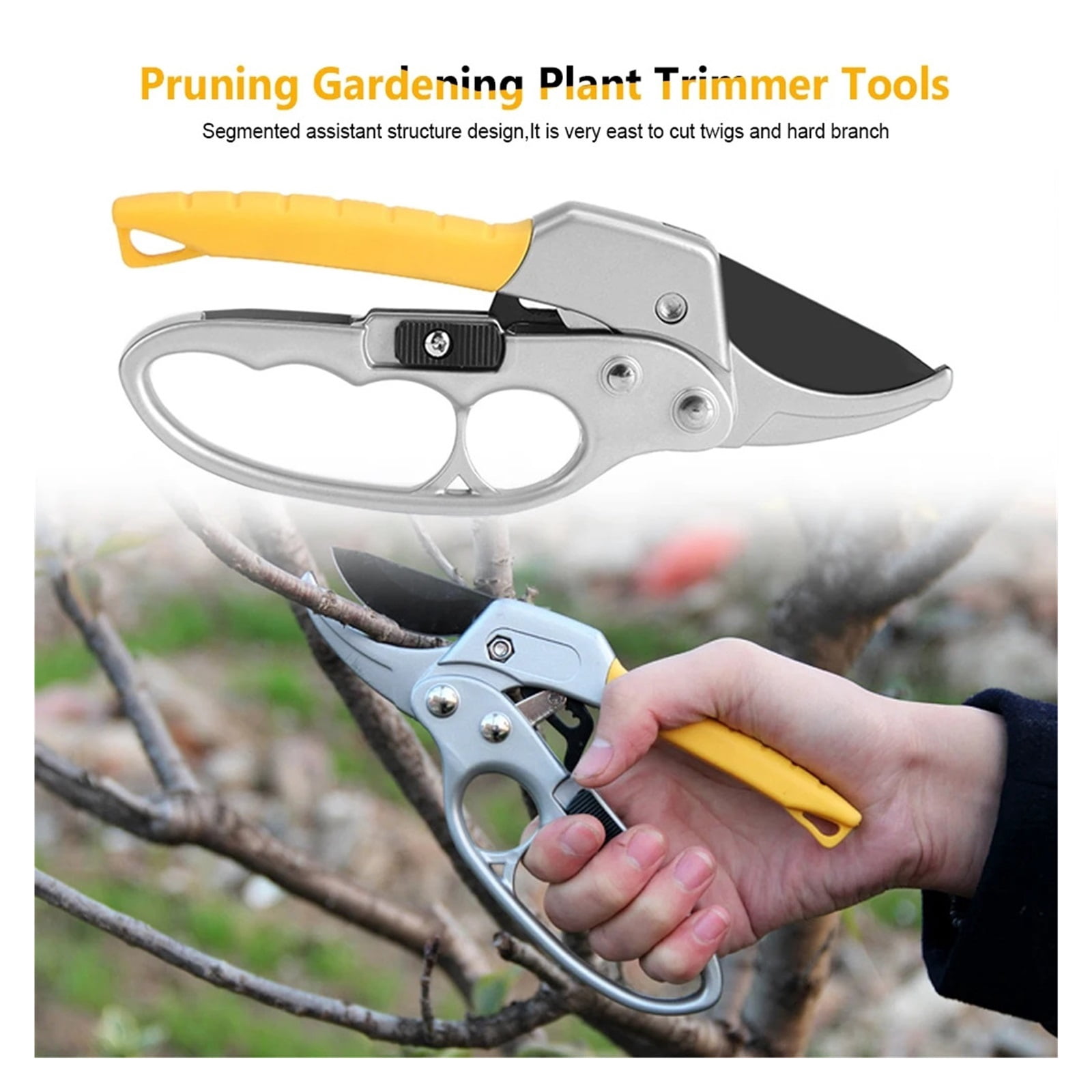 High Carbon Steel Pruning Shears Cutter Gardening Plant Scissor Branch Pruner Trimmer Tools