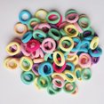 thumbnail image 3 of Kids Hair Ties Mini - Colorful Stretchy Soft Elastic Hair Bands Ponytail Holders, 3 of 9