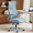 Blue, variant on Pinmoco Ergonomic Office Chair with Lumbar Support, Home Office Desk Chair with Flip-Up Arms, Mesh High Back Office Chair, Comfy Computer Chair with Swivel Tilt 375 lbs, Grey