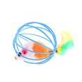thumbnail image 4 of Baohd Souris Colorée en Cage Jouet Durable et Sûr pour Ami Félin et Simulation Colorée de Peluche, 4 of 6