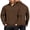 Coffee-1, variant on Men's Quarter Zip Up Pullover Casual Long Sleeve Polos Golf Shirts Lightweight Mock Neck Oversized Sweatshirt