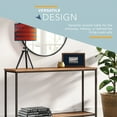 thumbnail image 4 of ClickDecor Nolan 2-Tier Console Table Brown, 4 of 7