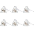 thumbnail image 7 of Bevin Bells Ring for a Kiss Wedding Bell | 6 Pack | Loud Cowbell, Tea Bell, or Ornamental Bells | Party & Reception Bell | Countertop Service Call Bell | Made in CT, USA, 7 of 7