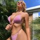 thumbnail image 5 of Conjunto de traje de baño acolchado push-up de bikini con hebilla sólida para mujer sexy a la moda, XL brillar  Electrónica, 5 of 5