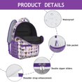 thumbnail image 4 of Cute Pitbull Terriers Dog and Flower Backpack for School,Cute School Bag,Schoolbag with Adjustable Shoulder Straps & Padded Back,15.3"x11"x6.7", 4 of 6