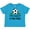 Turquoise, variant on Inktastic Soccer My Daddy is the Coach Boys or Girls Baby T-Shirt