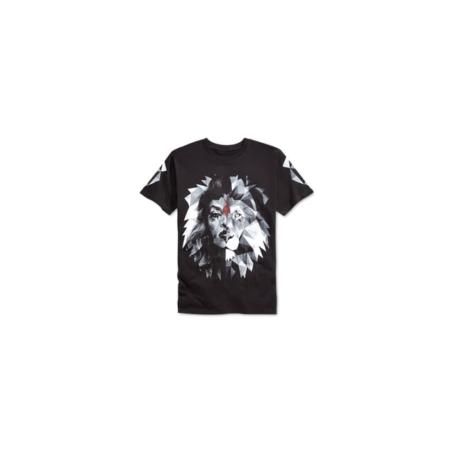 Camiseta gráfica Century Fox Film para hombre diseño de león negro grande