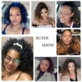 thumbnail image 6 of 14Inch Drawstring Ponytail for Black Women Short Fluffy Kinky Curly Pony Tails Synthetic Hair Pieces, 6 of 7