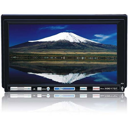 XO Vision 7-inch In-Dash Double Din Touch Screen Multimedia Receiver with USB/SD, XO1737