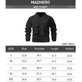 thumbnail image 6 of MADHERO Men's Lightweight Long Sleeve Waterproof Rain Jacket Windbreake Jacket Botton Jacket, 6 of 6