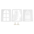 thumbnail image 2 of Background Pattern Board, High Density Plate Light Shadow Board Unique and Stylish 3PCS Water Proof Angled Grid Window  for Product Photography, 2 of 7
