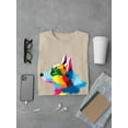 thumbnail image 3 of Head Portrait Corgi Multicolor T-Shirt Men -Image by Shutterstock, Male Small, 3 of 4