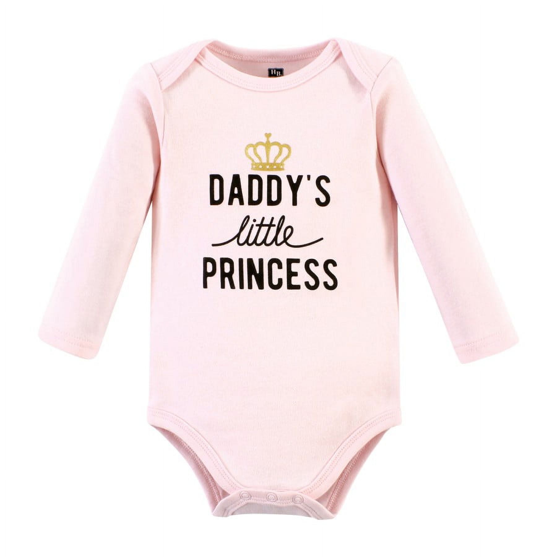 Hudson Baby Cotton Long-Sleeve Bodysuits, 3-Pack, Newborn- 24 Months