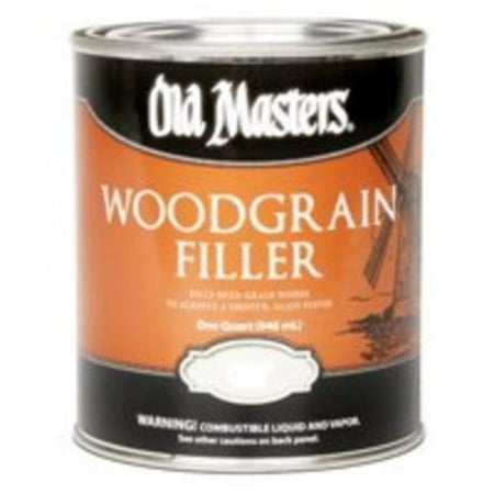 Woodgrain Filler Natural Tone Quart Fills Open-Grain Woods, Designed to fill the pores of open-grain woods and help to achieve a smooth finish By Old