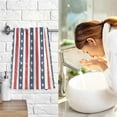 thumbnail image 7 of American Flag Stripes Print Pure Cotton Hand Towels for Bath Decorative Guest Towels Fingertip Towels for Bathroom Spa Gym, 2-Piece, 16 x 28 inches（280） Wash cloth, 7 of 7