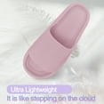 thumbnail image 6 of Homieway Pink Sandals for Women and Men,Non-Slip Bathroom Shower Sandals,Soft and Thick Sole Cloud Slippers, 6 of 8
