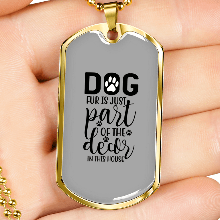 Dog fur deals necklace
