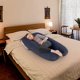 thumbnail image 4 of FloHua U-Shaped Maternity Pillow Cover – Washable & Removable, Perfect for Pregnant Women’s Sleep, Nursing & Comfort, Soft & Breathable Fabric, 4 of 9