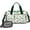 White Cartoon Cute-1, variant on Women Men Gym Bag,White Cartoon Cretaceous Dinosaurs Pattern Small Duffle Bag Spend the Night Bags for Women with Shoes Compartment Washbag,Detachable Shoulder Strap,19.7x8.3x11 Inches