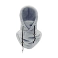 thumbnail image 1 of fastboy Capuche Isolée Hiver pour Ski et Moto avec Col Allongé et Doublure Isolée Gris Clair, 1 of 6