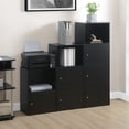 thumbnail image 6 of Convenience Concepts Xtra Storage 3 Door Cabinet with Shelf, Black, 6 of 6