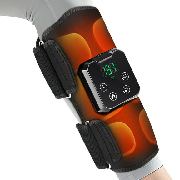 Leg Massager for Circulation ,Air Compression Calf Massager ,Rechargeable Cordless Air Compression Leg Massage with 3 Modes 4 Heating Smart Timer,Gifts for Men Women Gym Office Home (1 Pcs)